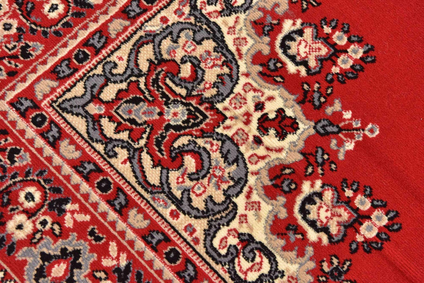 Traditional Red Soft Area Rug