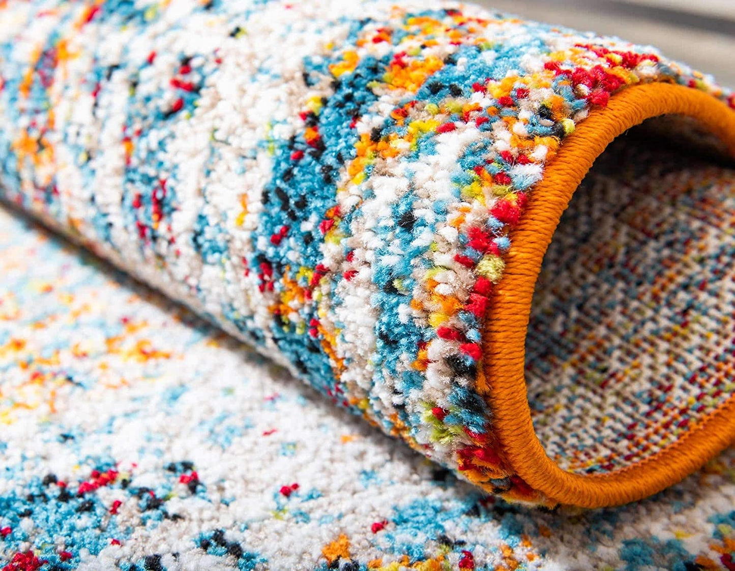 Rosso Collection Vintage Traditional Distressed Beige Area Rug