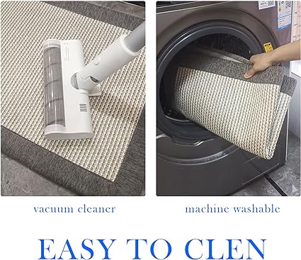 Non Skid Washable Absorbent Kitchen Runner Rugs 19.5"x31.5"+19.5"x47"