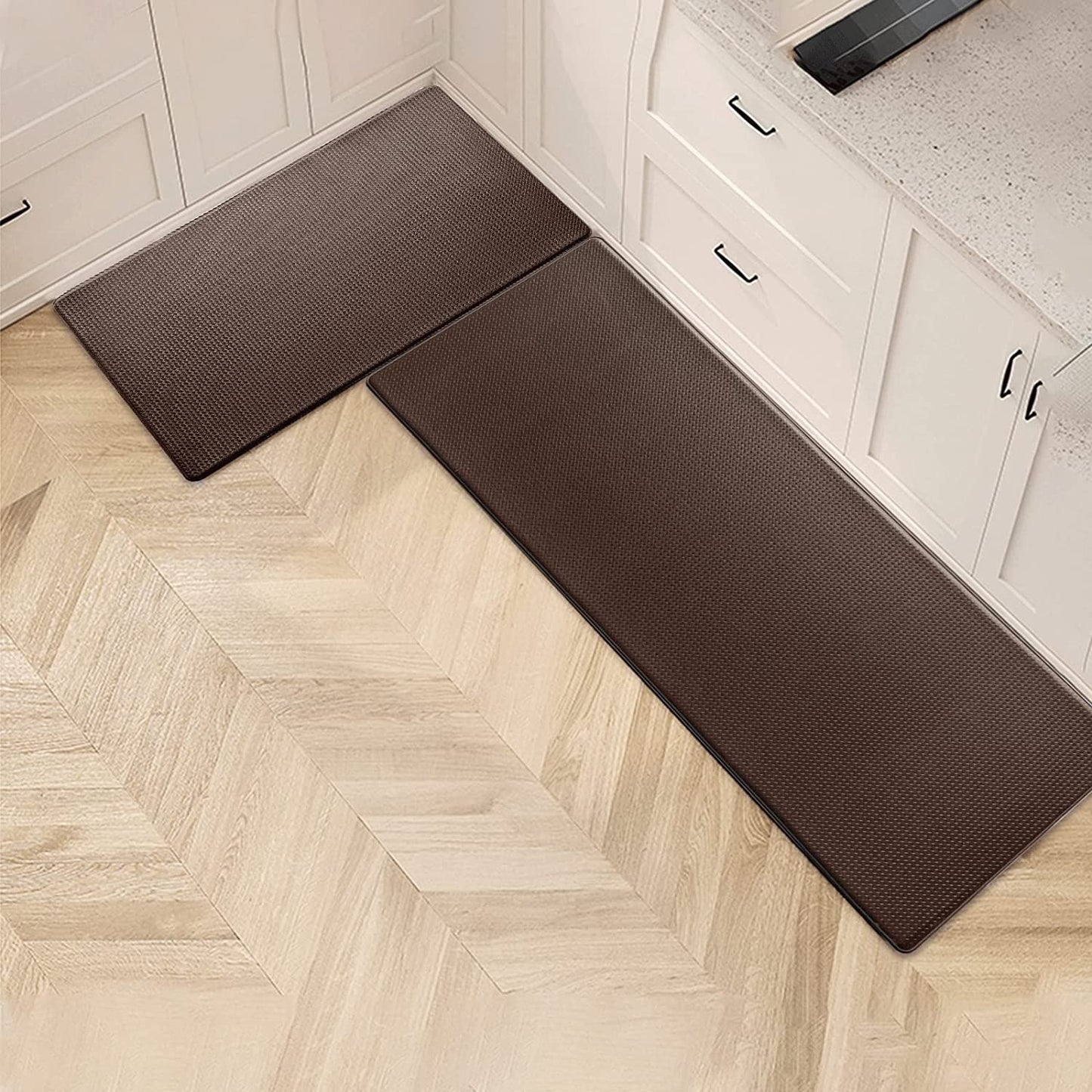 2 Piece Anti Fatigue Kitchen Rugs and Mats Sets