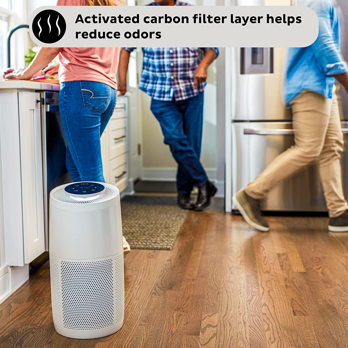 Instant HEPA Quiet Air Purifier, removes 99% of Dust, Smoke, Odors, Pollen & Pet Hair,