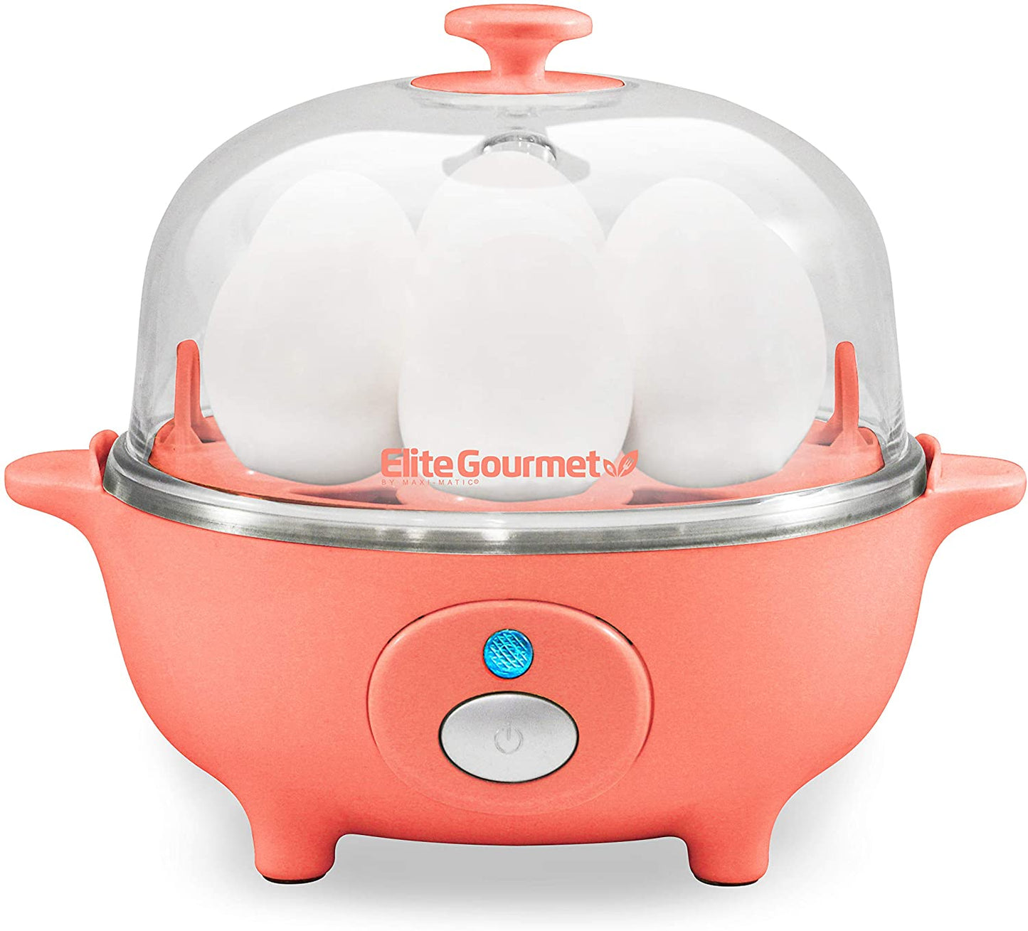 Easy Electric Egg Poacher, Cooker W/ Auto-Shut off, Buzzer, 7 Egg Capacity