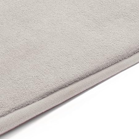 Luxurious Memory Foam Bath Absorbent Machine-Washable Mat, 17 x 24 inches,