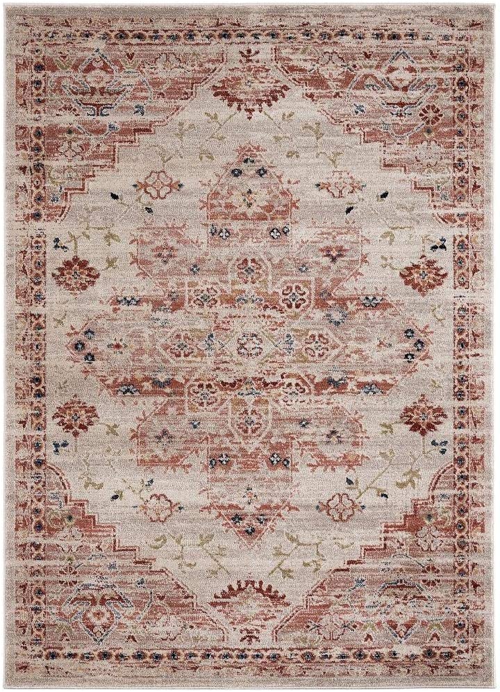 Nottingham Cream Oriental Soft Area Rug