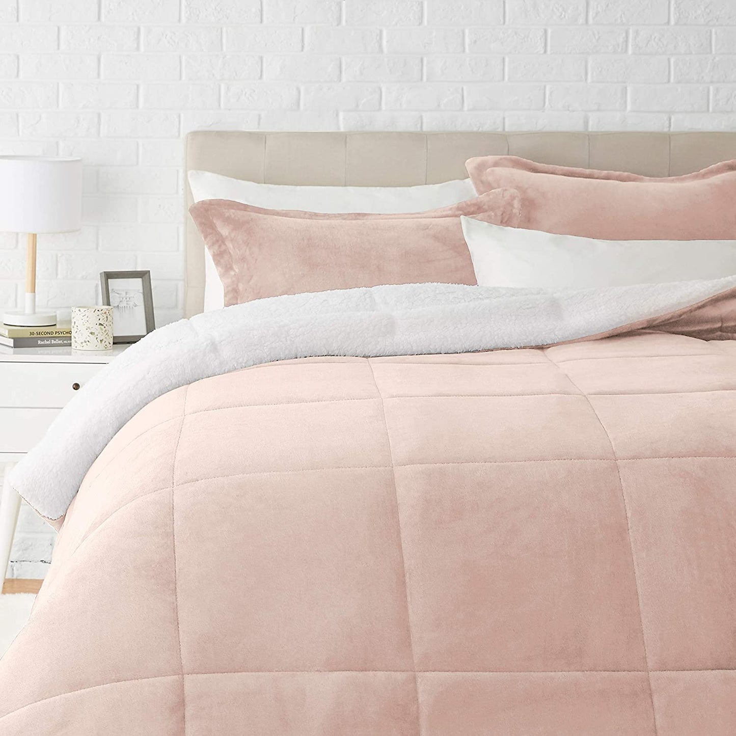 Ultra-Soft Micromink Sherpa Comforter Bed Set