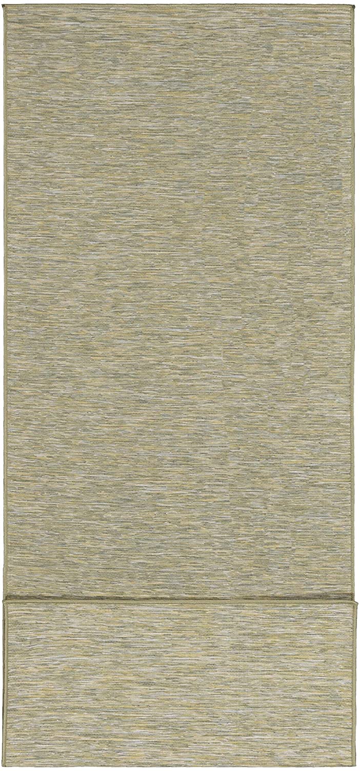 Sundance Collection Reversible Indoor & Outdoor Solid Design Runner Rug, Green