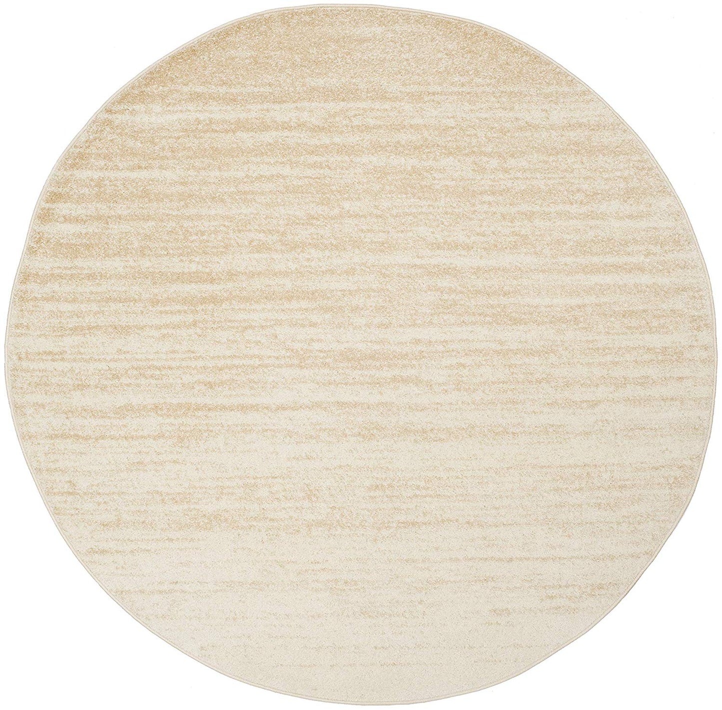 Ombre Champagne Cream Soft Area Rug