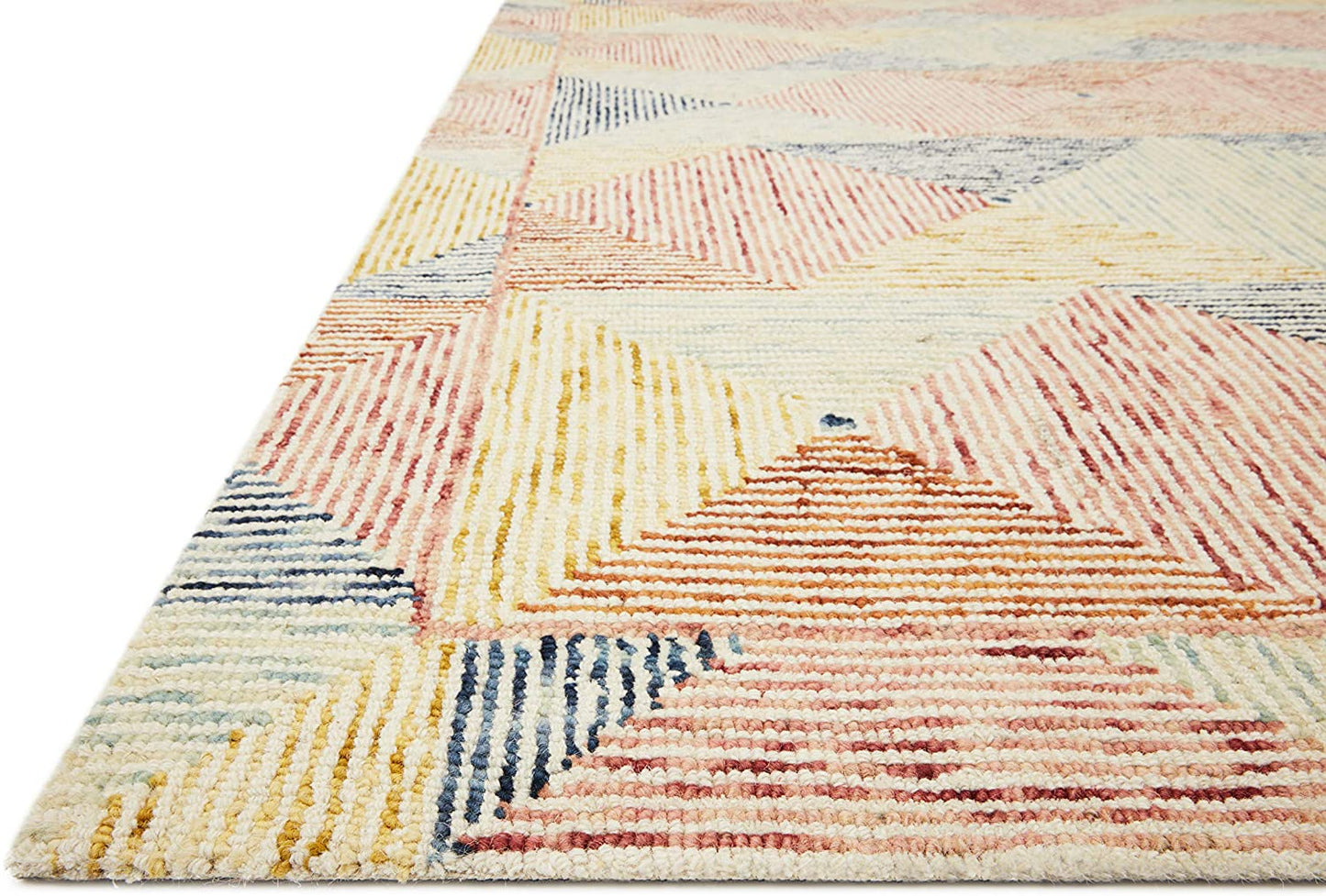 Spectrum Ivory / Multi Contemporary Accent Soft Area Rug