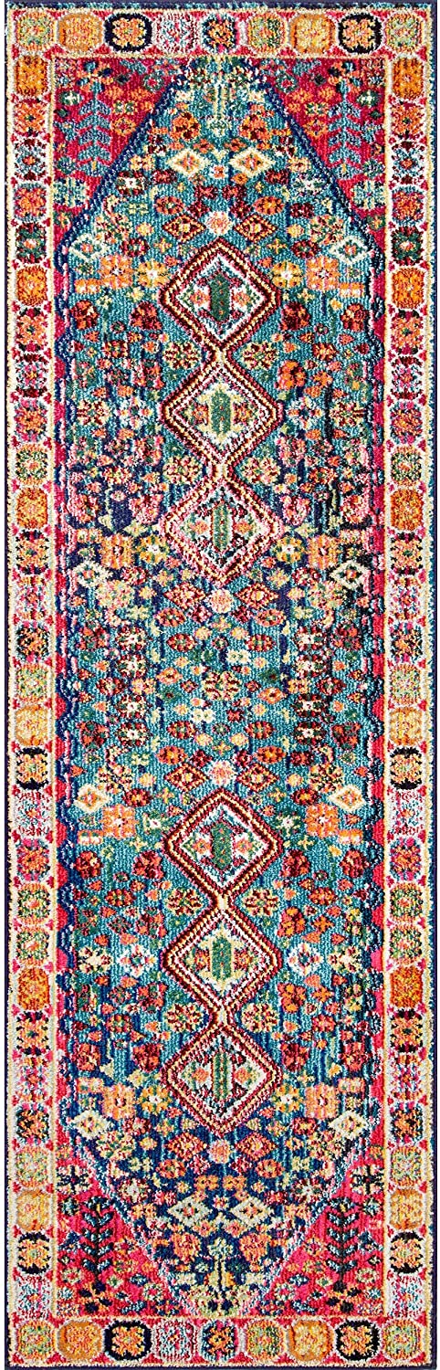 Meadow Vintage Vibrant Area Rug, Multi