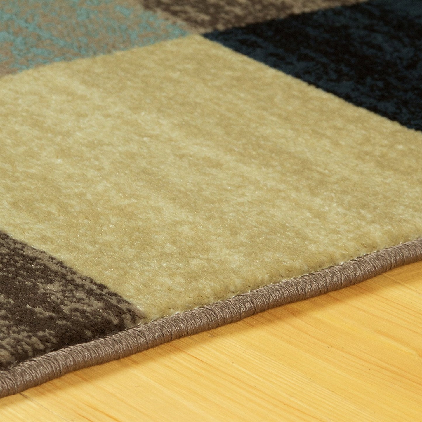 Multi Box Pattern Area Rugs