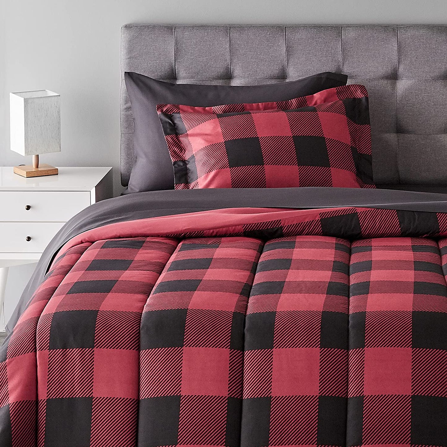 5-Piece Light-Weight Microfiber Bed-In-A-Bag Comforter Bedding Set