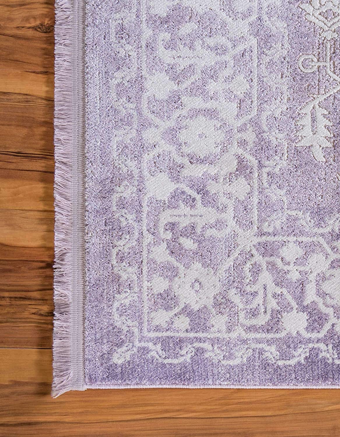 Traditional Distressed Vintage Classic Purple Area Rug