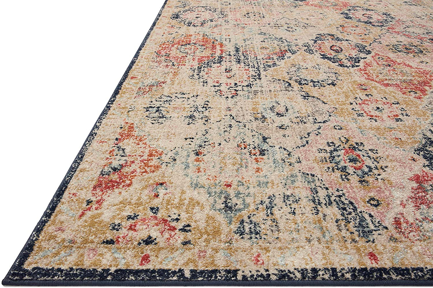 Jocelyn Collection  Khaki / Multi, Transitional Soft Area Rug