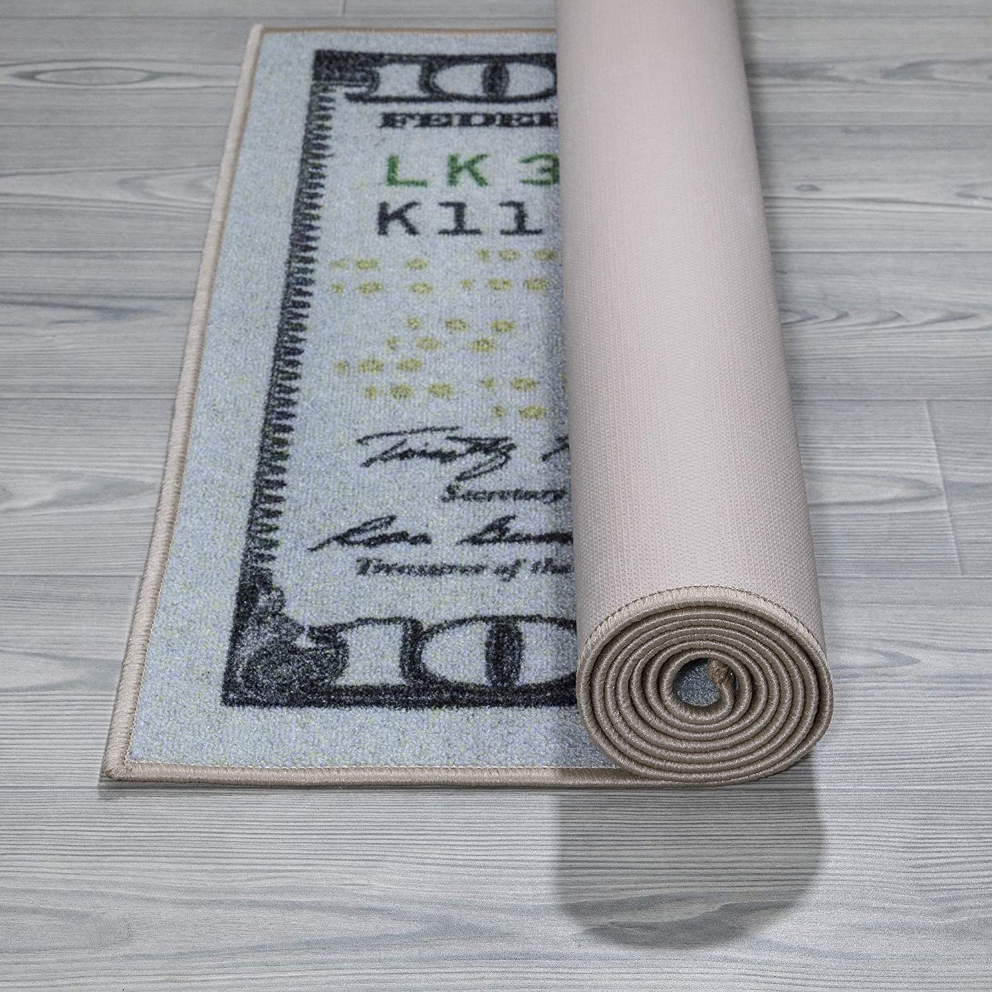 Siesta Collection Rug, $100 Bills Rug