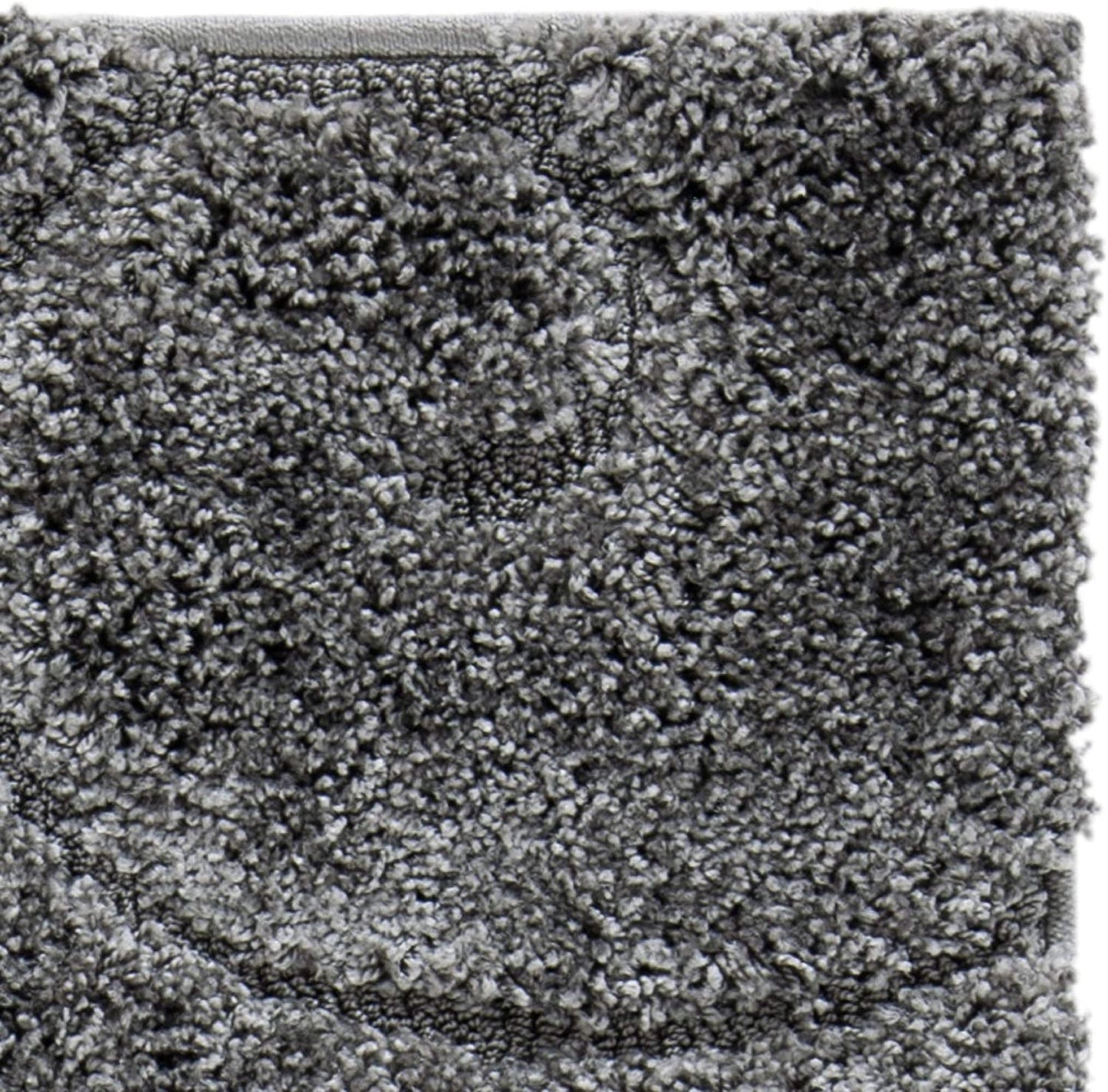 Premium Swirl Thick Plush Grey Area Shag Rug