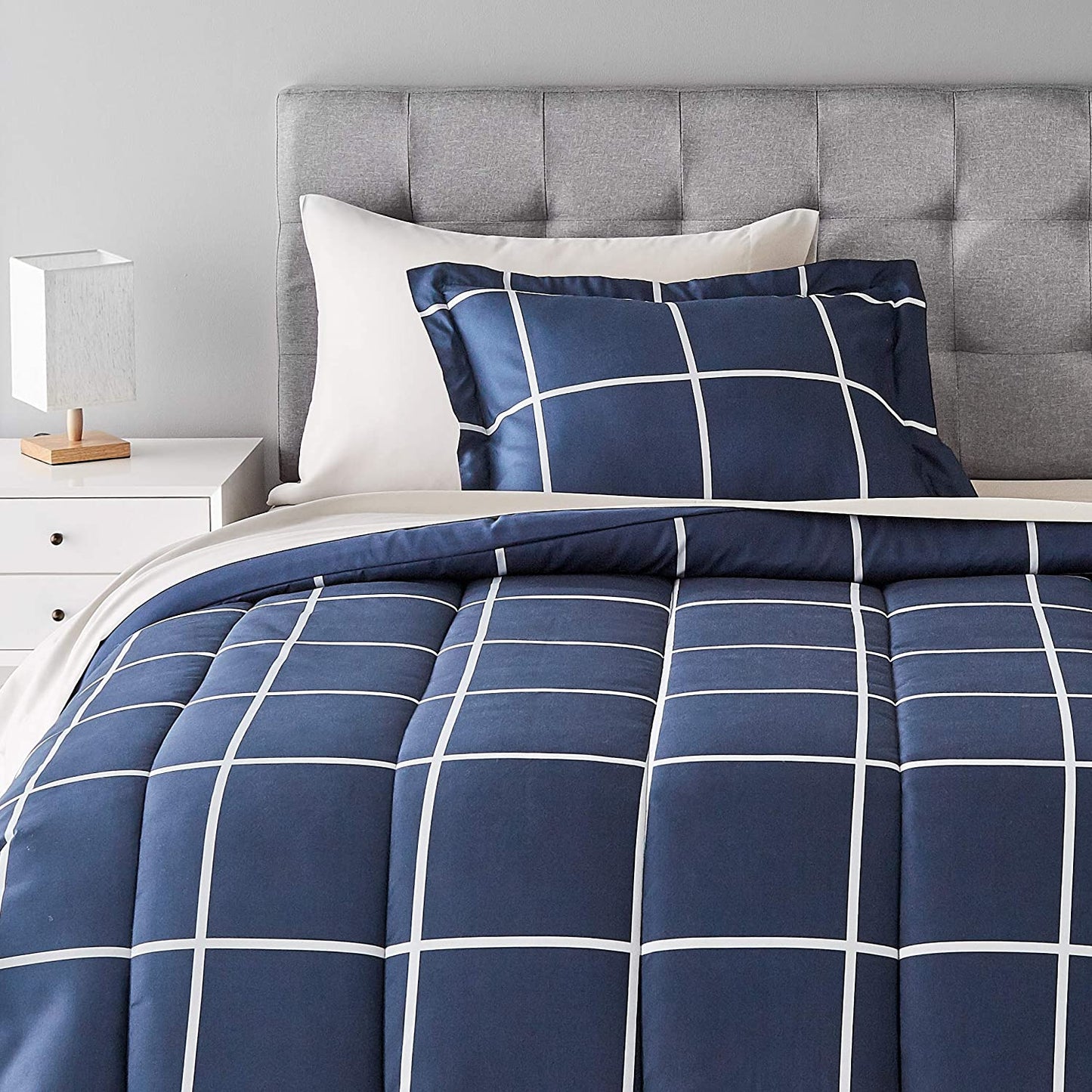 5-Piece Light-Weight Microfiber Bed-In-A-Bag Comforter Bedding Set