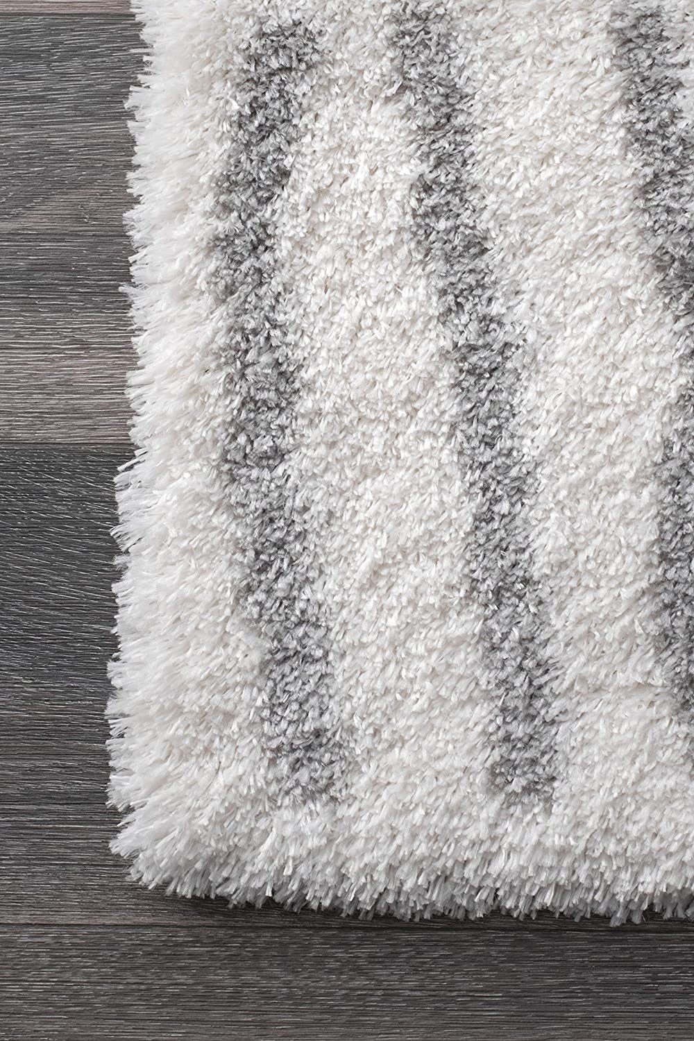 nuLOOM Renata Moroccan Shag Rug, 5' 3" x 7' 6", Greynomaan