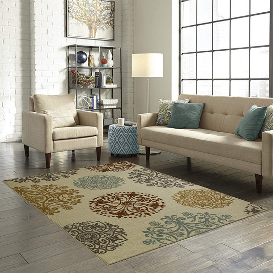 Maples Rugs Non Slip Large Area Rugs Multi