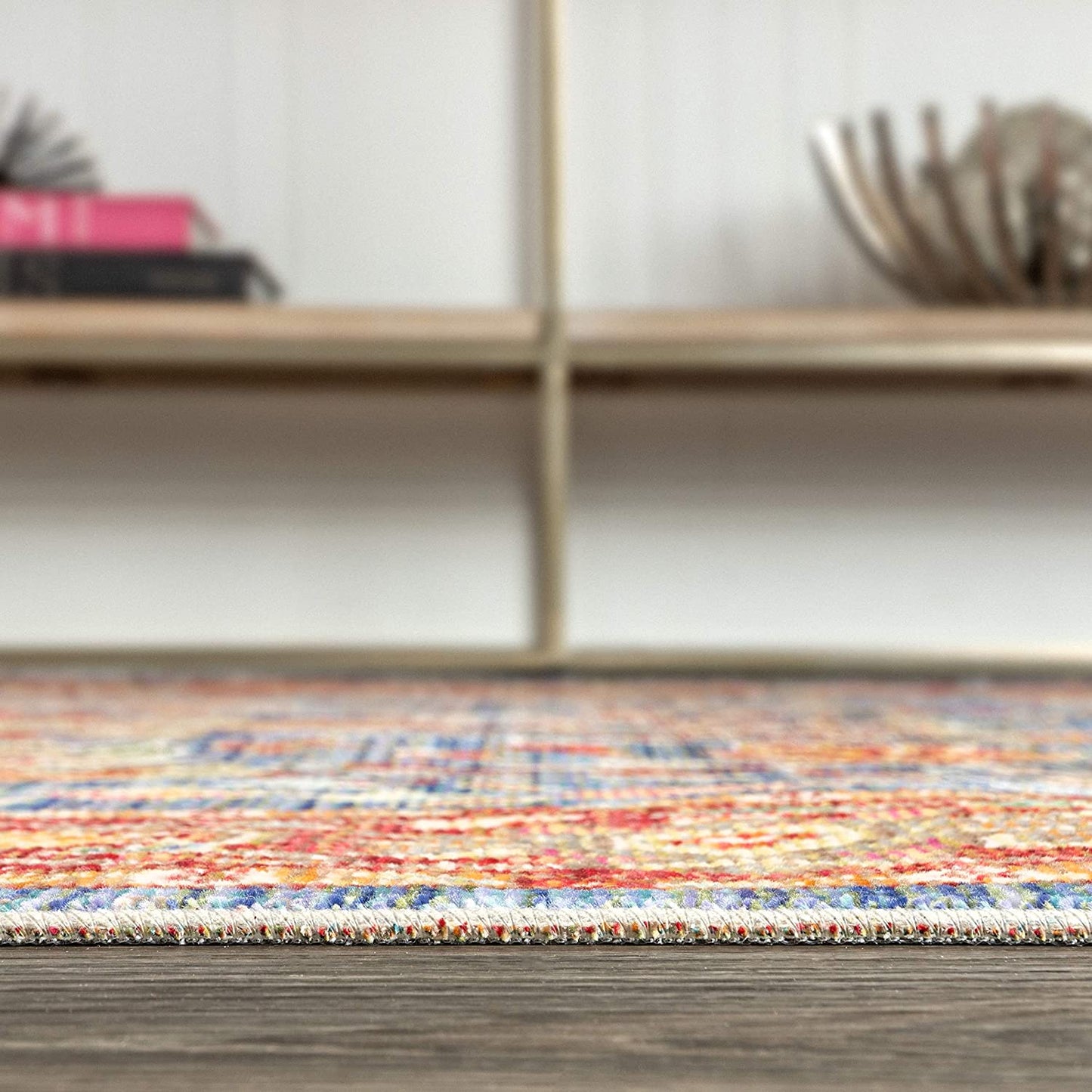 Irving Persian Plum/Terracotta Soft Area Rug