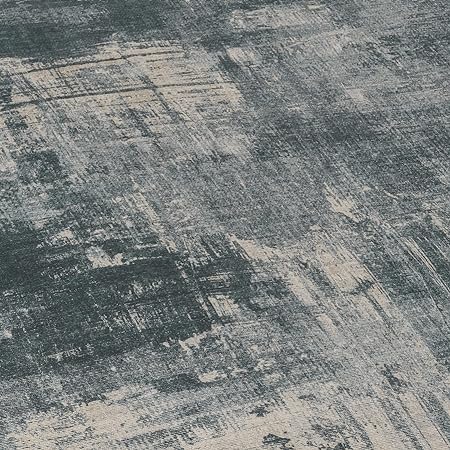 Non-Shed - Eco-Friendly, Machine Washable Rug - Stain Resistant, Made from Premium Recycled Fibers - Abstract Contemporary - Blue, 2'6" x 6'