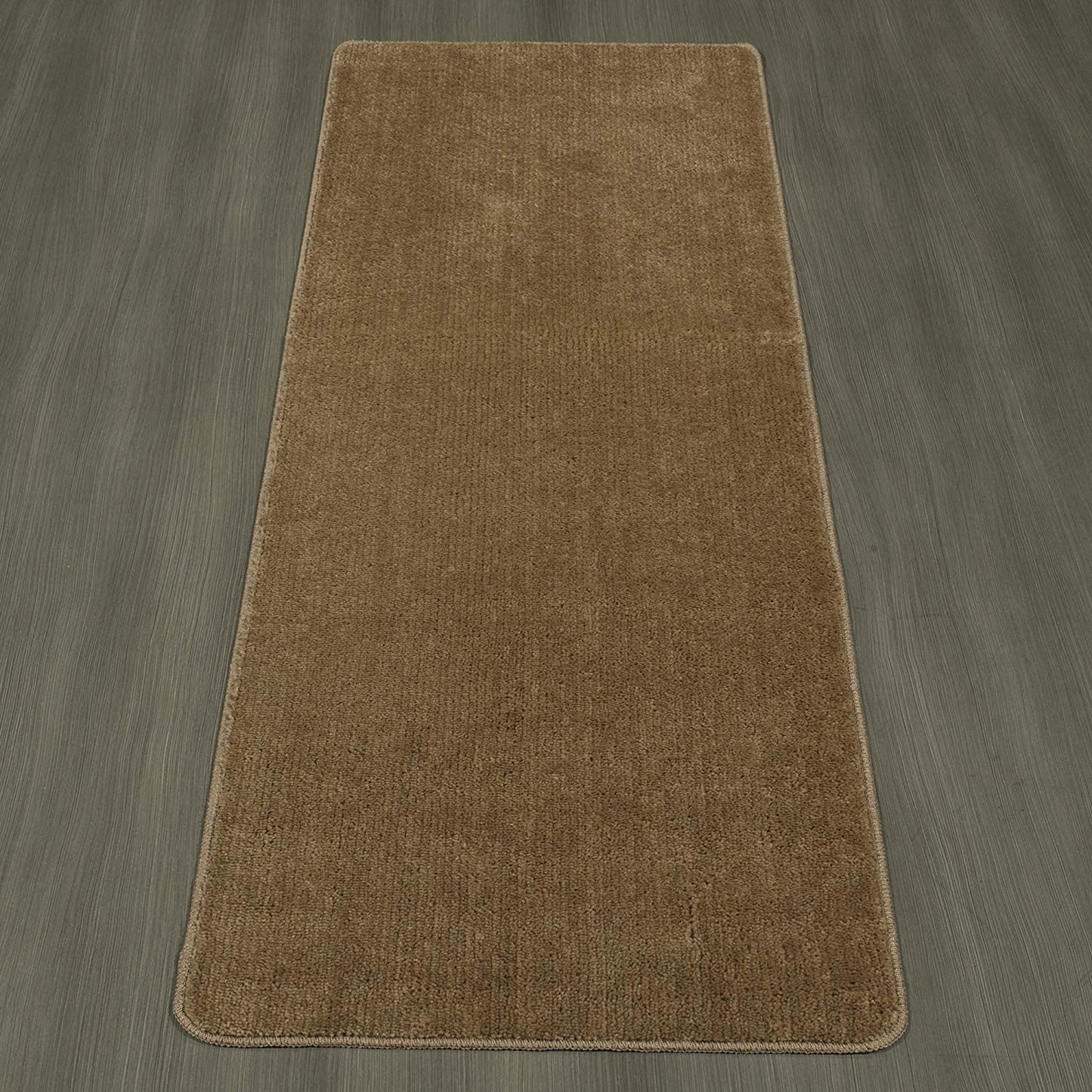 Softy Solid Non-Slip Kitchen/Bath Rug Camel