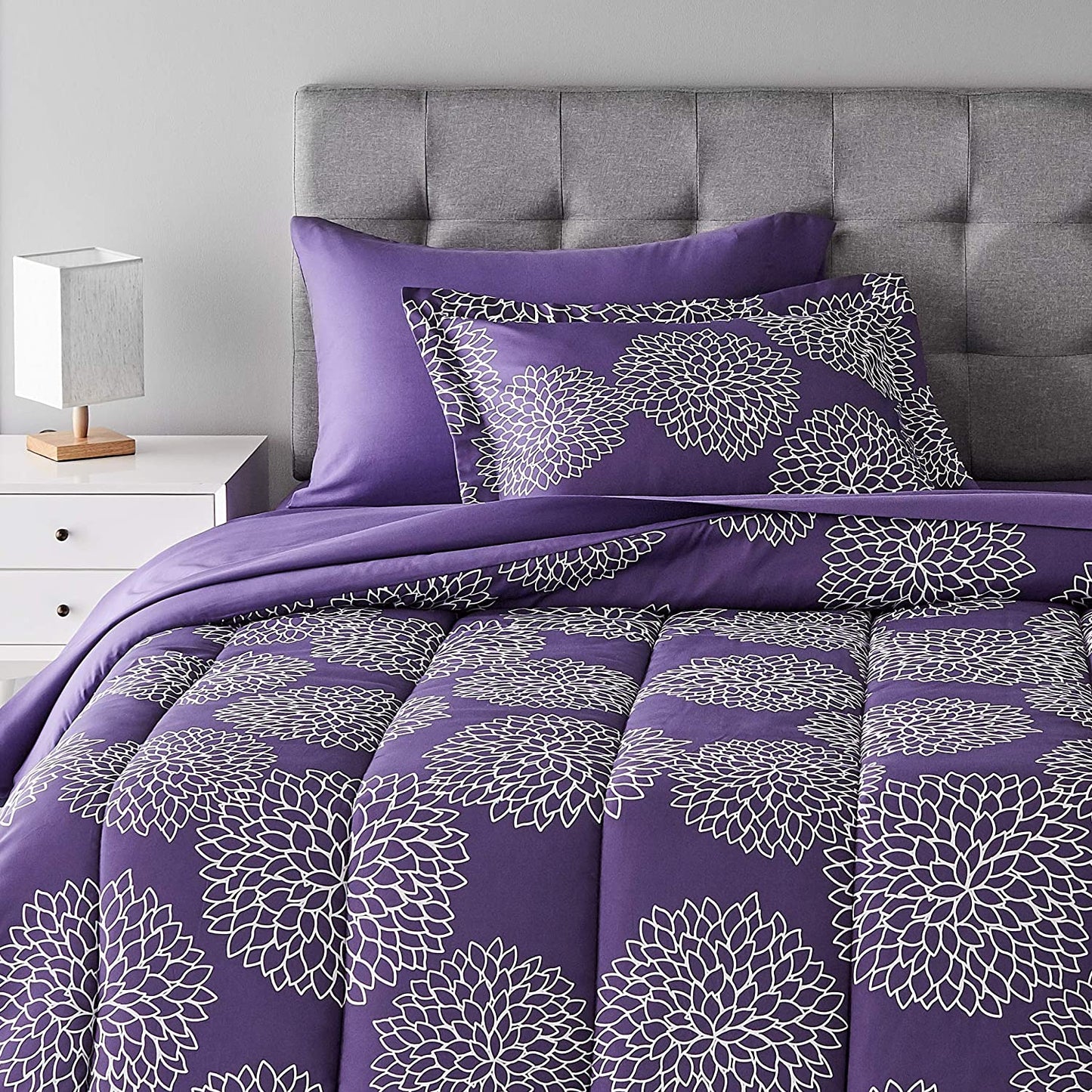 5-Piece Light-Weight Microfiber Bed-In-A-Bag Comforter Bedding Set