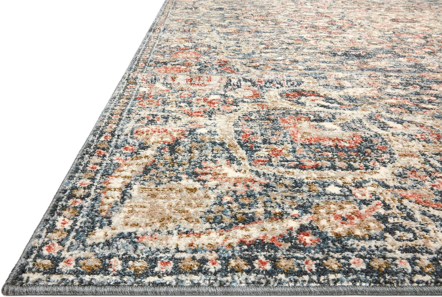 Saban Rust Traditional Soft Area Rug