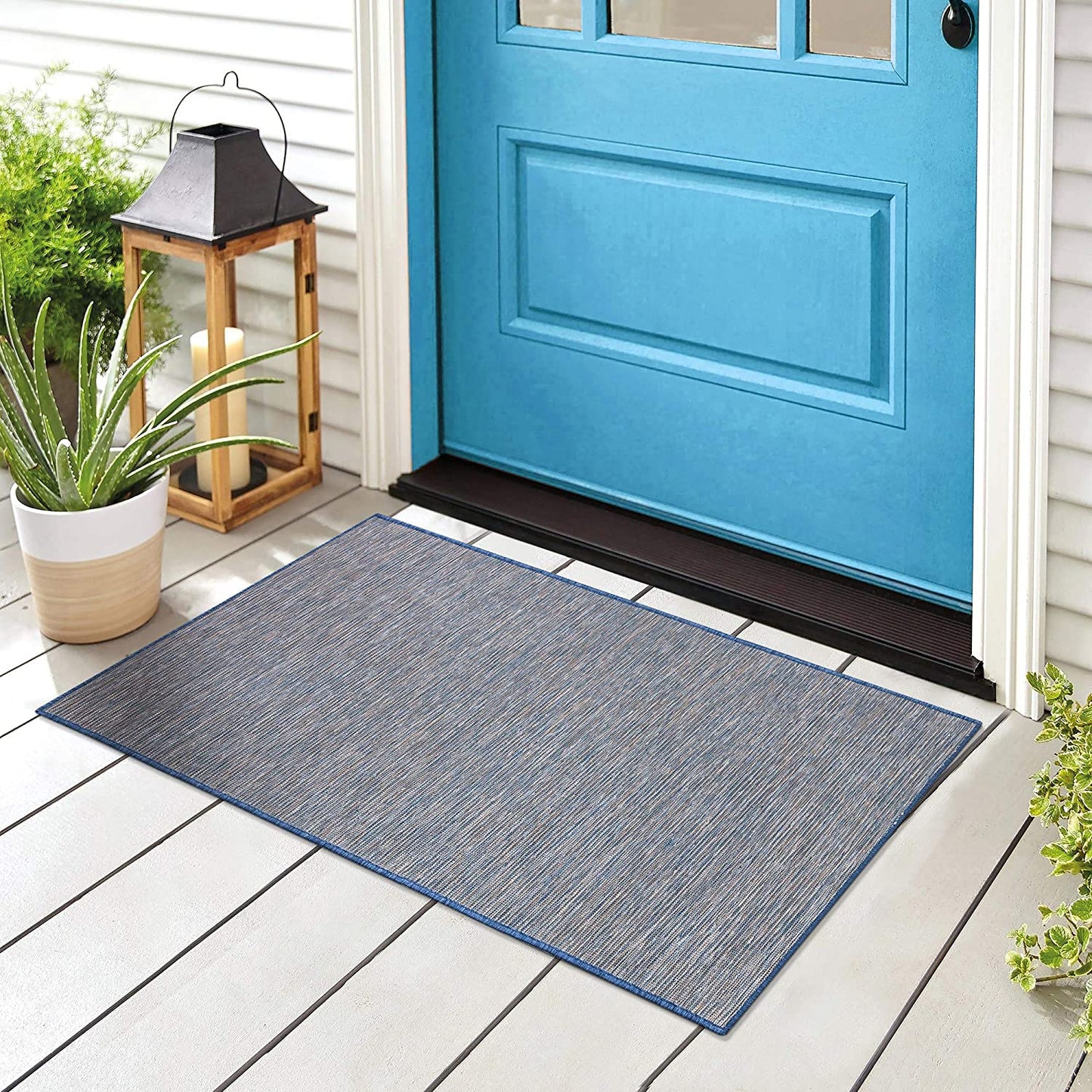 Sundance Indoor/Outdoor Reversible Rug, Blue