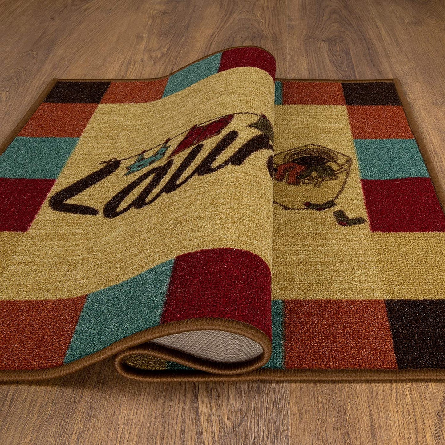 Laundry Mat Runner Rug, Multicolor