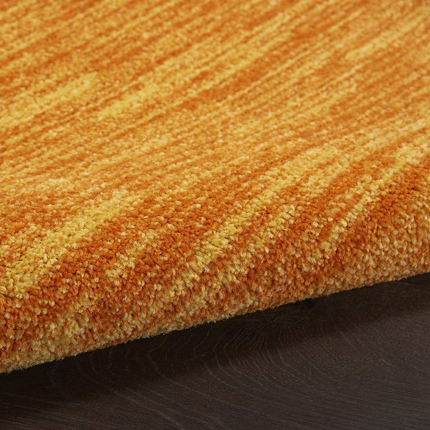 Solid Contemporary Sunburst Indoor/Outdoor Area Rug