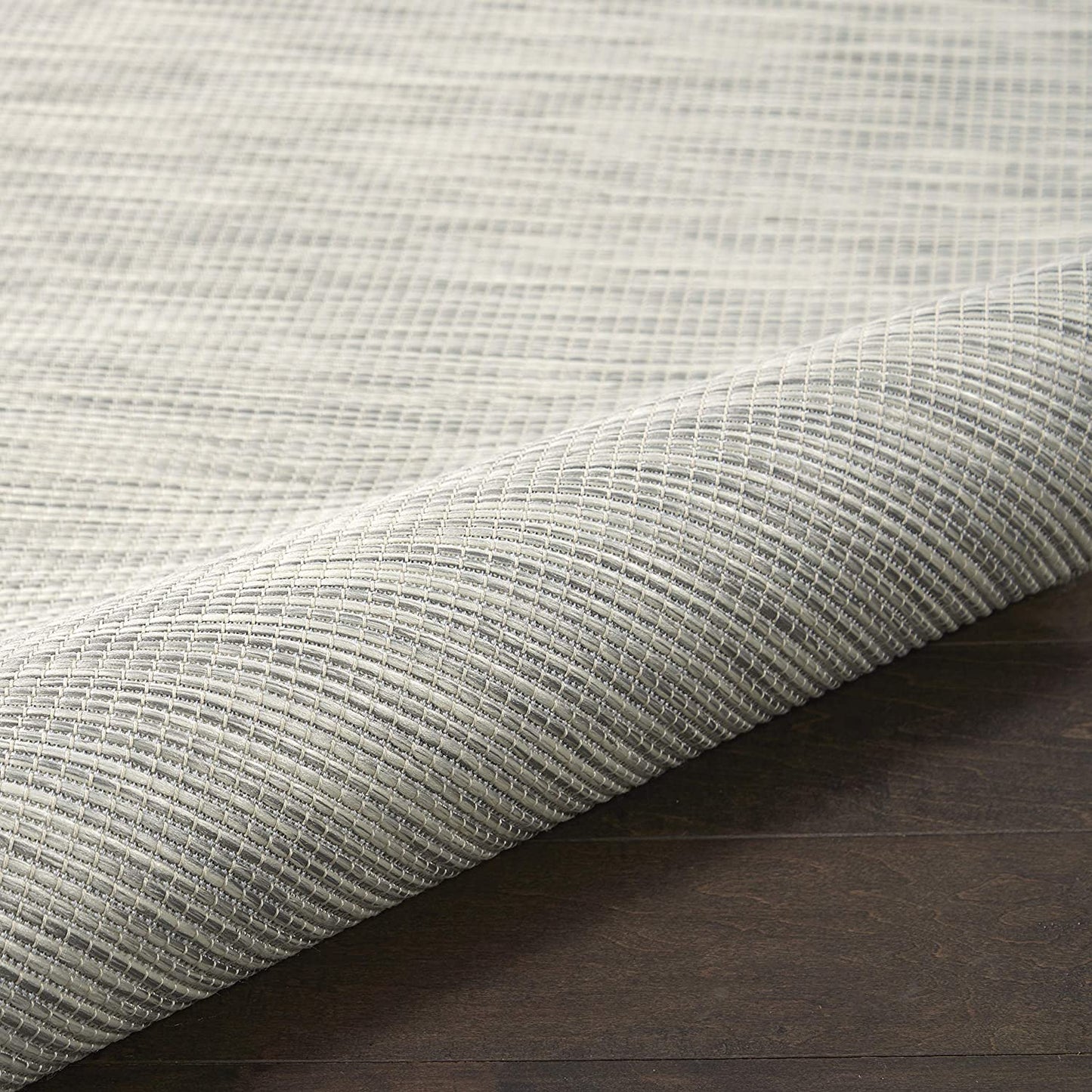 Positano Flat-Weave Indoor/Outdoor Light Grey  Area Rug