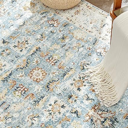 Brick Red Vintage Persian Traditional Area Rug
