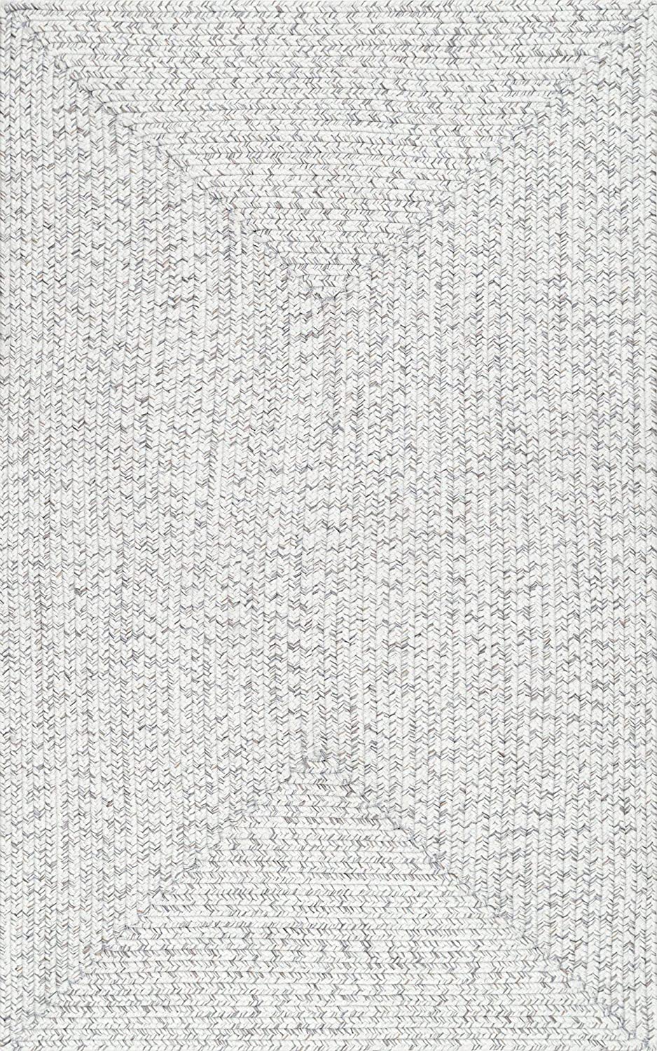 Braided Handmade Ivory Indoor/Outdoor Soft Area Rug