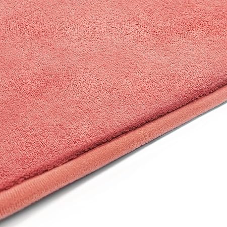 Luxurious Memory Foam Bath Absorbent Machine-Washable Mat, 17 x 24 inches,