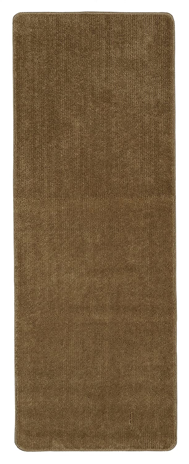 Softy Solid Non-Slip Kitchen/Bath Rug Camel