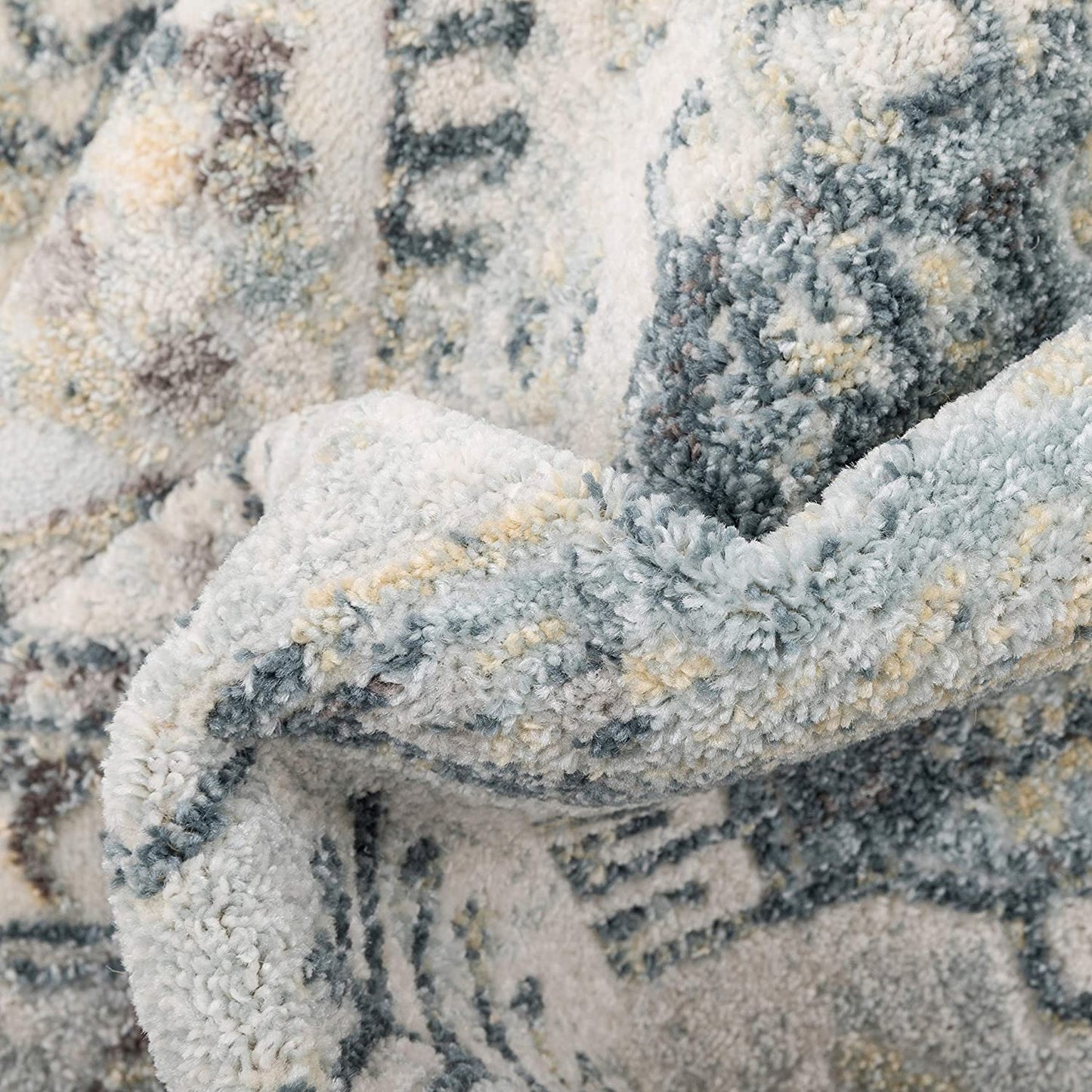 Novalie Blue Patchwork Bohemian Medallion Pattern Runner Rug