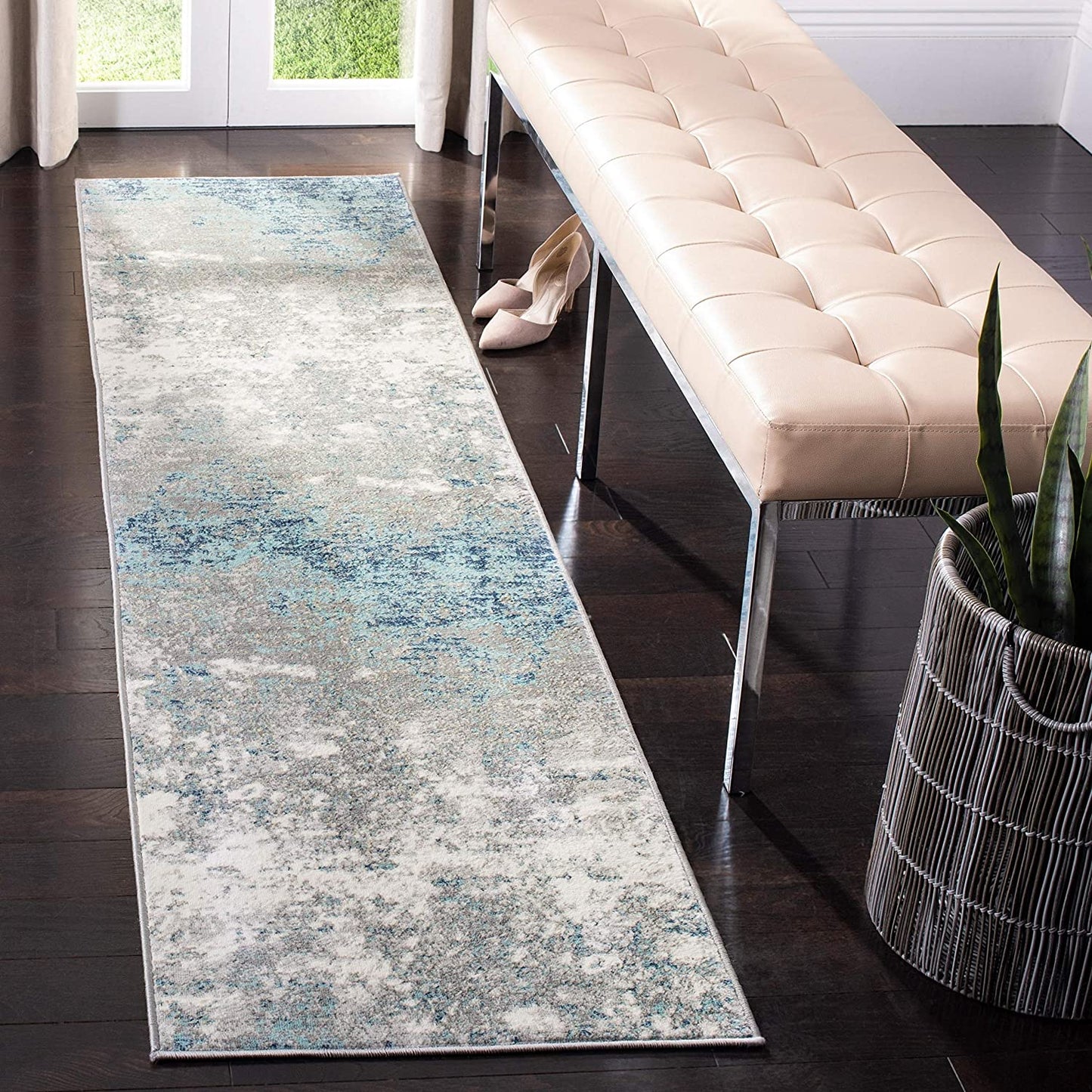 Safavieh Jasper Collection Modern Abstract Grey / Blue