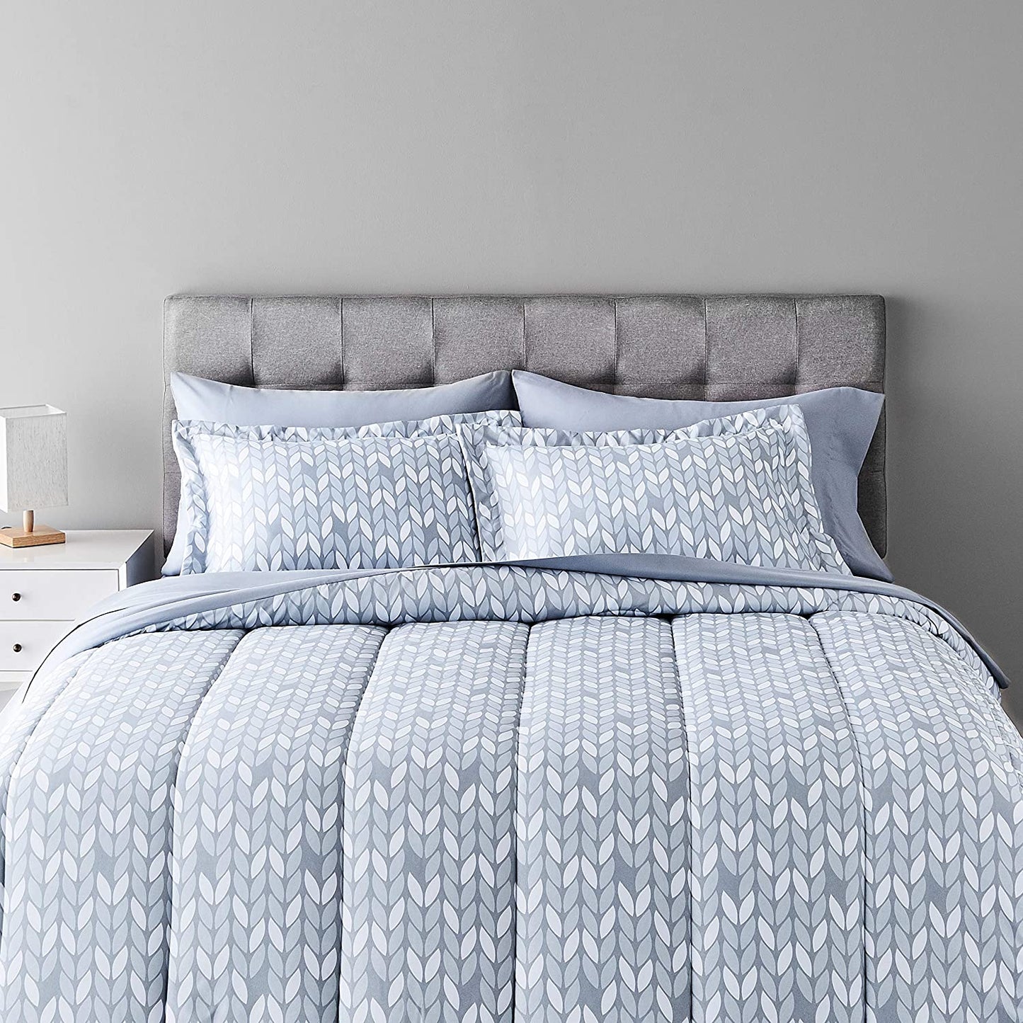 5-Piece Light-Weight Microfiber Bed-In-A-Bag Comforter Bedding Set