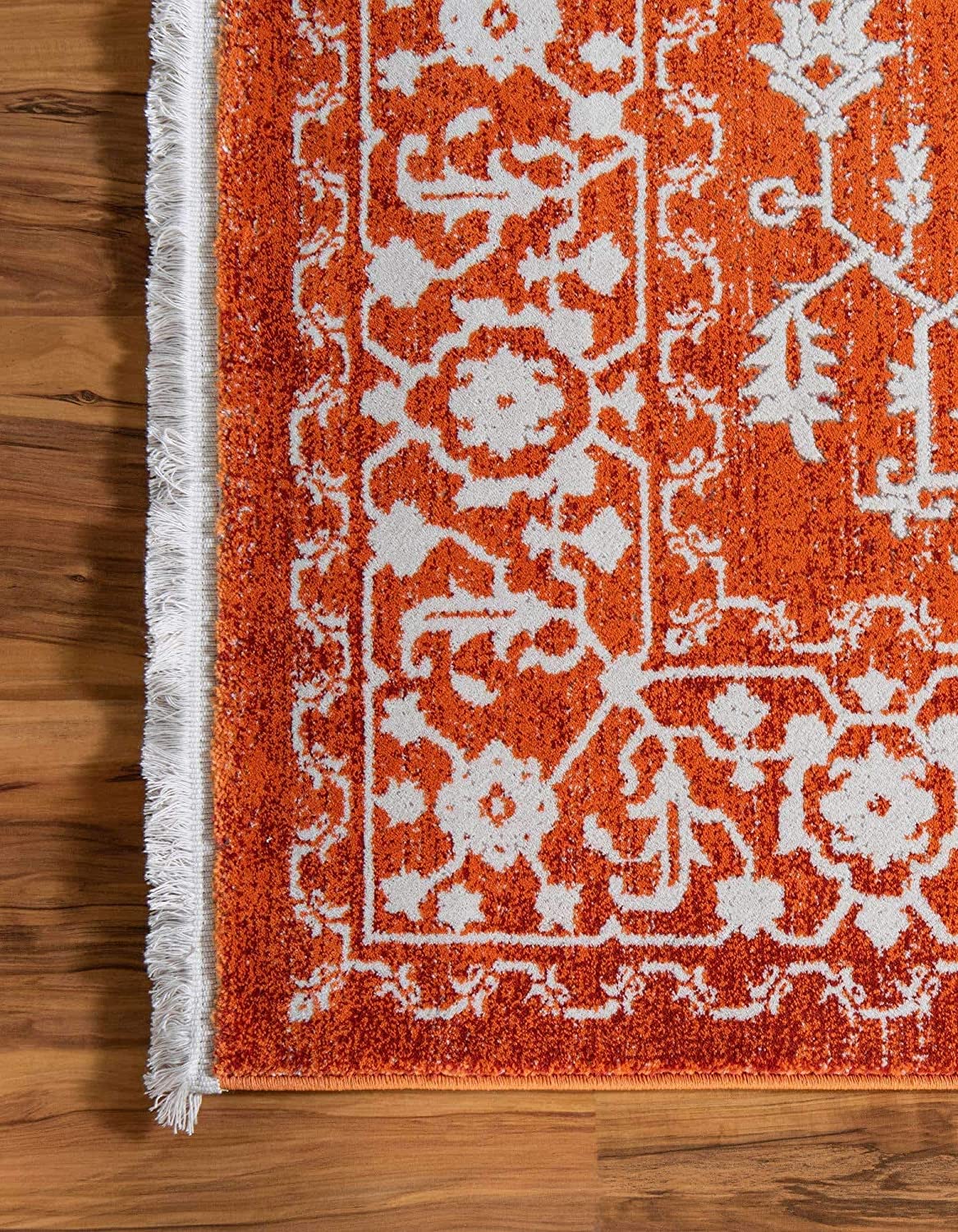 Traditional Distressed Vintage Classic Terracotta Area Rug