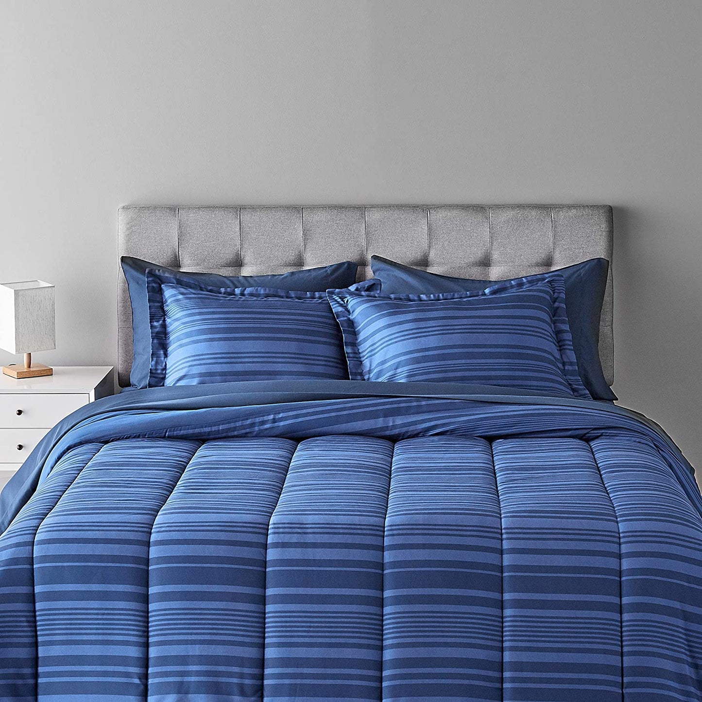5-Piece Light-Weight Microfiber Bed-In-A-Bag Comforter Bedding Set
