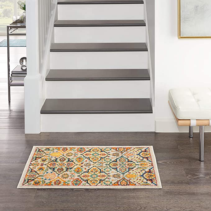 Allure Ivory Multicolor Soft Area Rug