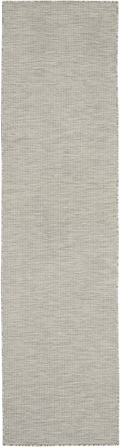 Positano Flat-Weave Indoor/Outdoor Light Grey  Area Rug