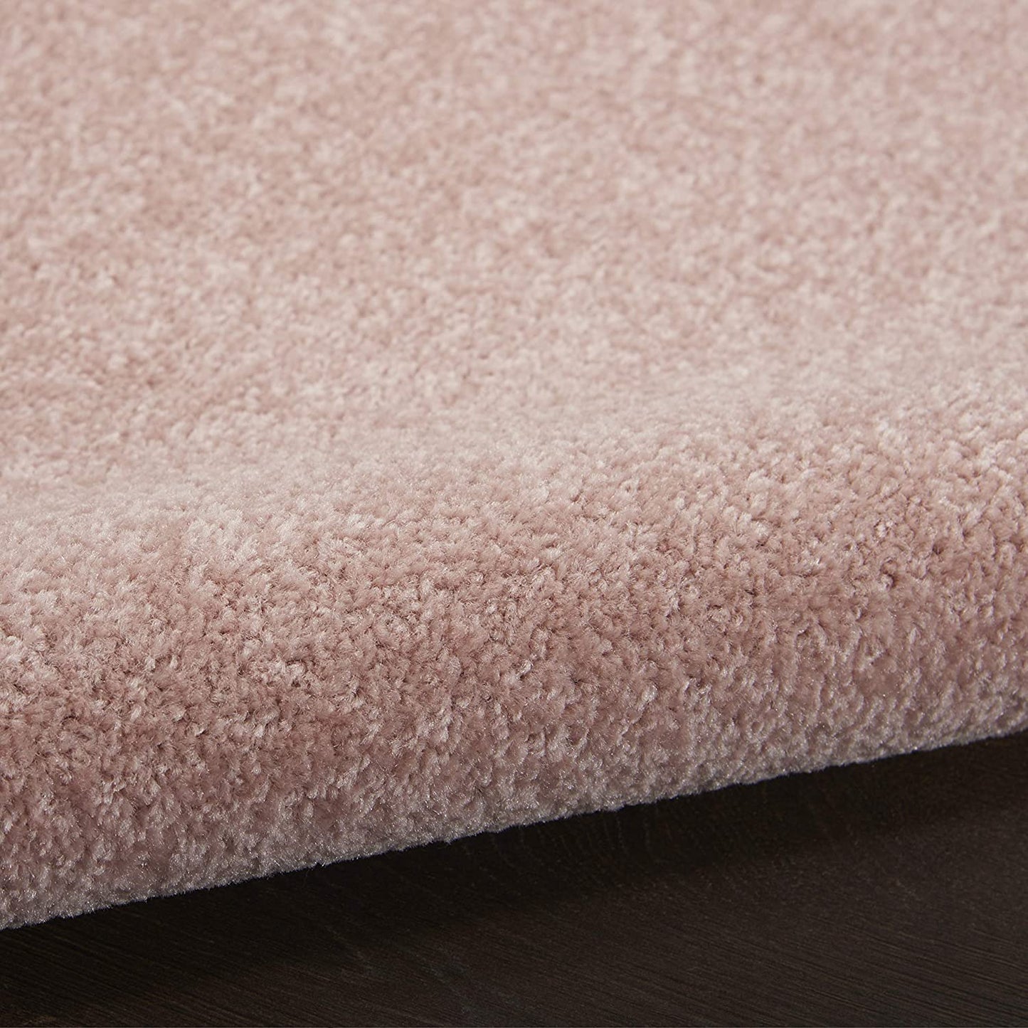 Solid Contemporary Pink Indoor/Outdoor Area Rug