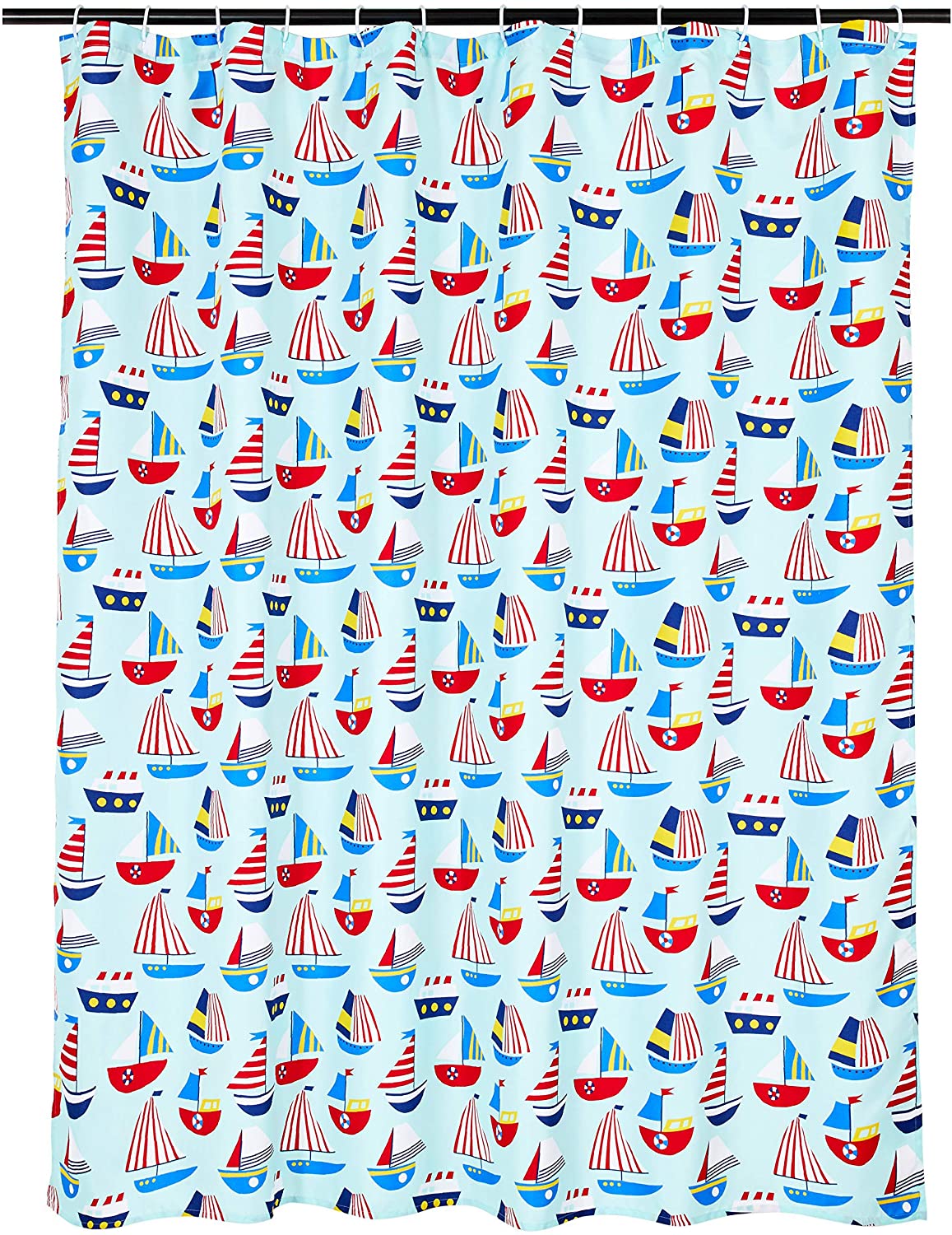Kids Bathroom Shower Curtain - 72 Inch