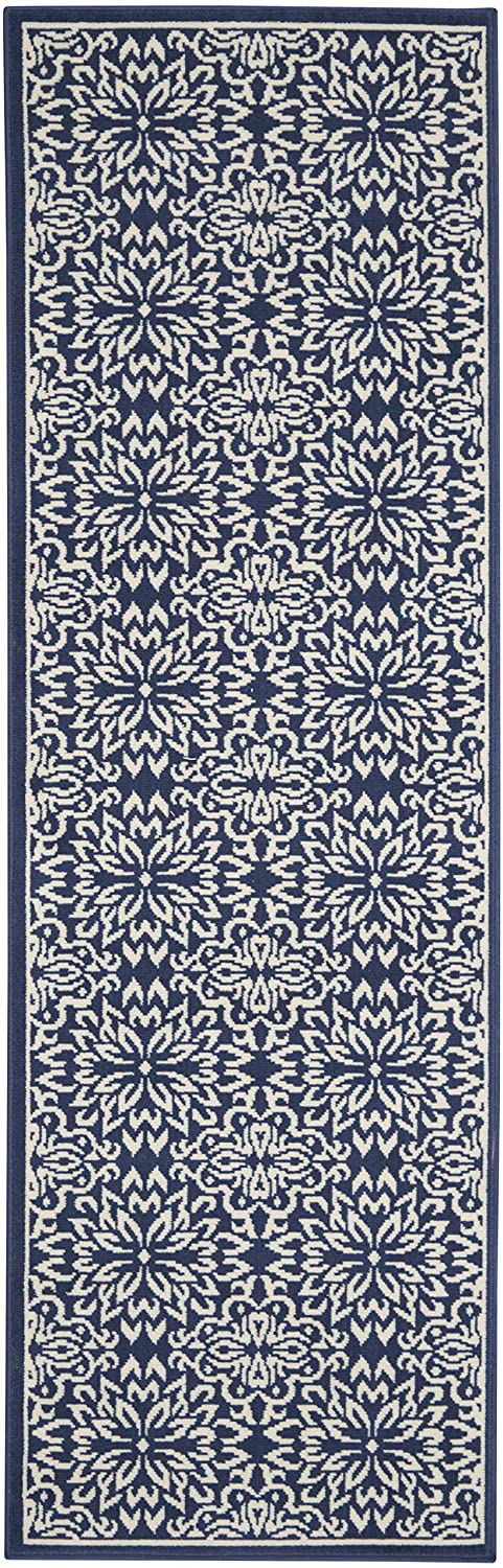 Navy Ivory Transitional Area Rug