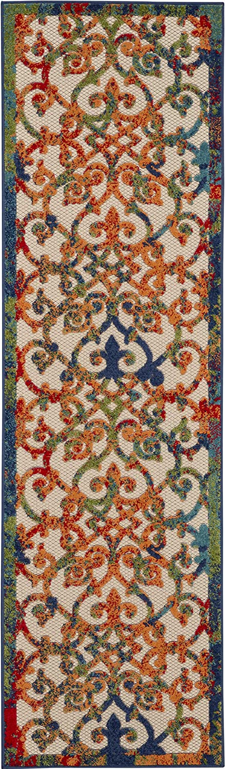 Multicolor Easy-Care Indoor-Outdoor Rug