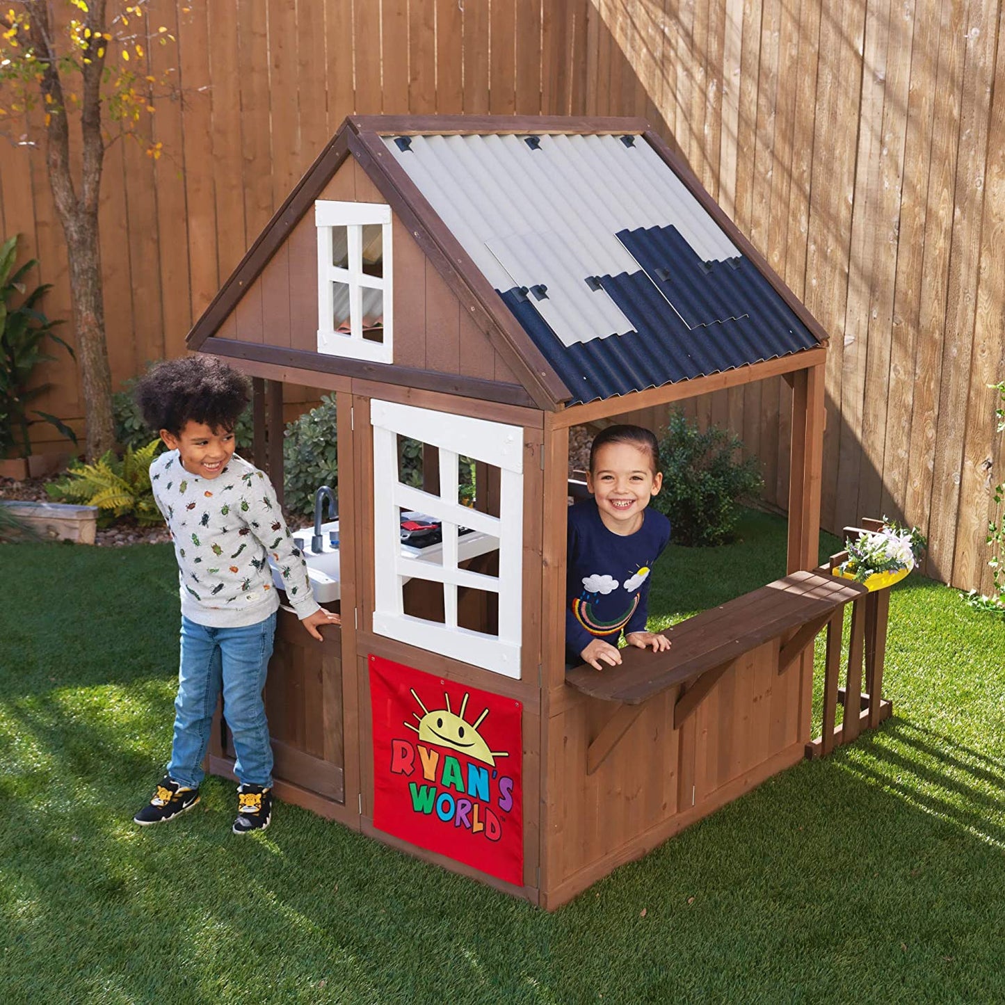 Ryan's World Outdoor Playhouse Brown