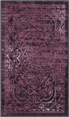 Pelham 2-Piece Non Slip Machine Washable Traditional Vintage Throw and Runner Floor Carpet, 17"x24" + 17"x48", Blue/Grey
