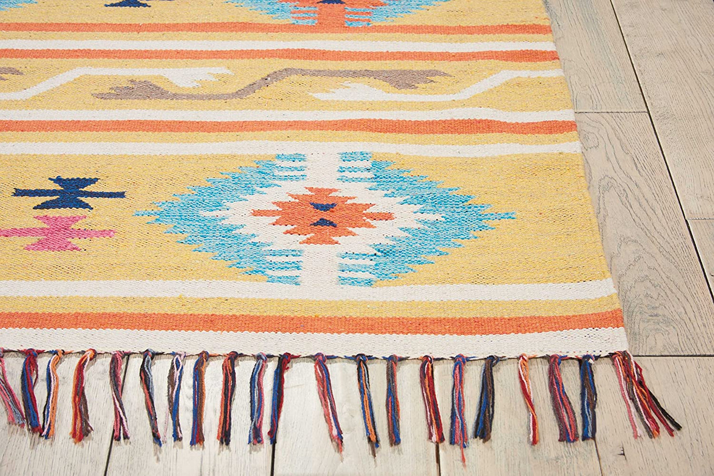 Tribal Soft Area Rug Yellow