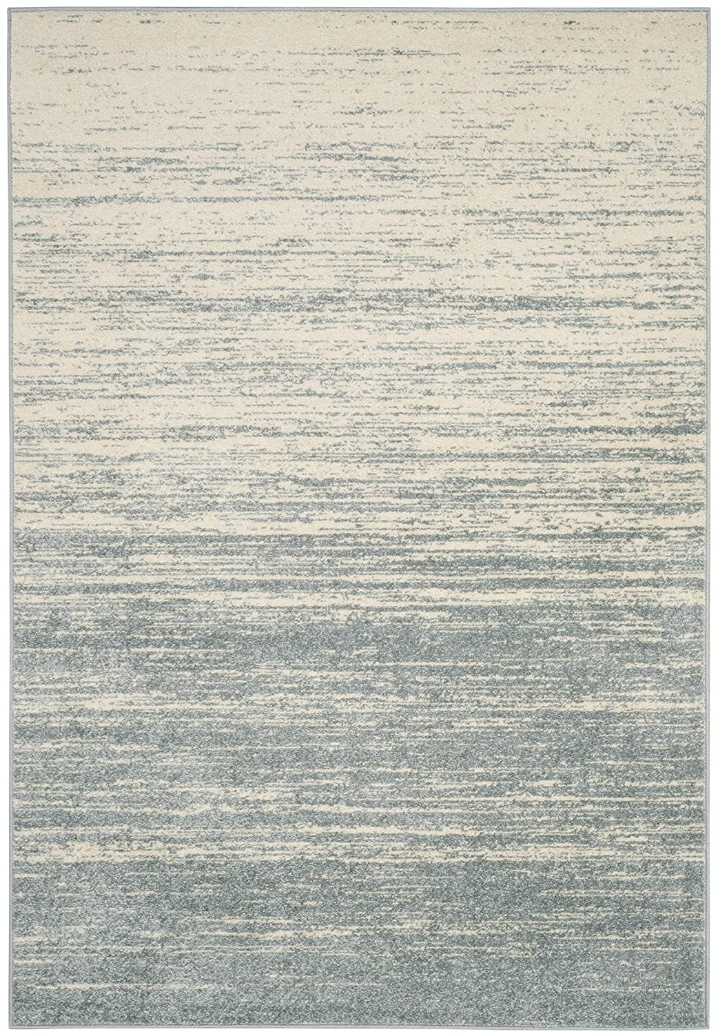 Ombre Slate Cream Soft Area Rug